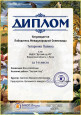 Диплом победителя 2019 г.