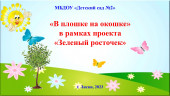 Проект «Зеленый росточек» 