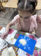 волшебные снежинки.