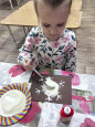 волшебные снежинки.