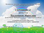 Участие детей в конкурсах, акциях
