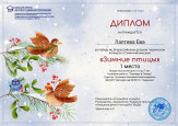 Диплом 1 место
