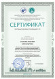Сертификат 