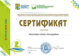 Сертификаты об обучении 